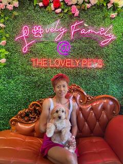 Happy customer of the lovely pets for puppy singapore